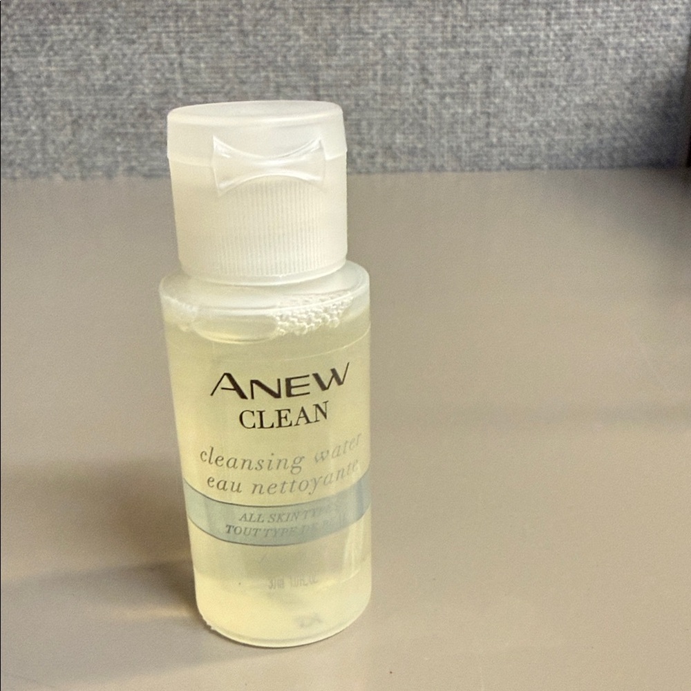 Avon Anew Clean Cleansing Water Factory Sealed Travel Size All Skin Types